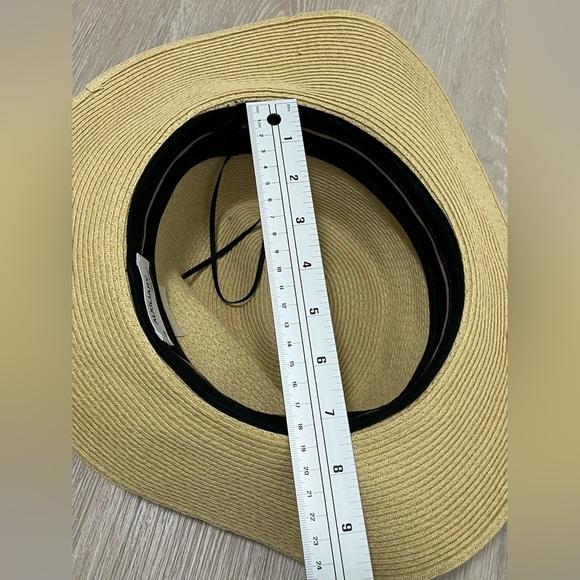 Aritzia Auxiliary Classic Straw Fedora Hat As-Is - Picture 7 of 8